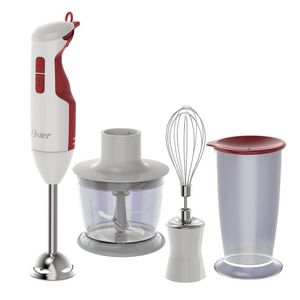 Mixer Delight 3 em 1 Branco/Vermelho 220V 2615U Oster