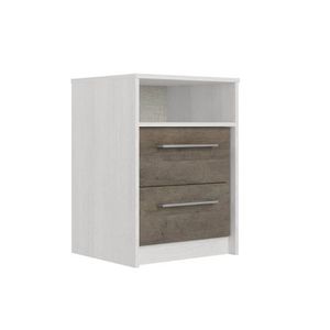 Mesa de Cabeceira 2 Gavetas Sensys New Teka 5521 THB