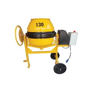 Betoneira 130L NR12 Amarelo Monofásico Horbach