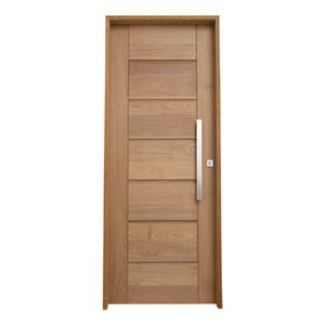 Porta de Eucalipto Externa 96 x 213 cm Lado Esquerdo BBB Grantok