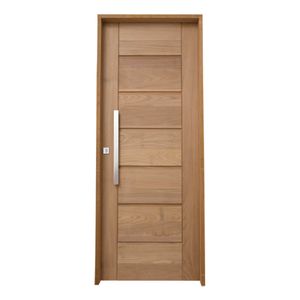 Porta de Eucalipto Externa 96 x 213 cm Lado Direto BBB Grantok