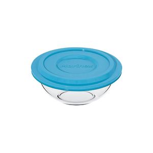 Tigela com Tampa Plástica Astral 3L Azul 40308.33 Marinex