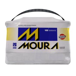 Bateria Automotiva 60Ah Esquerda M60GE Moura