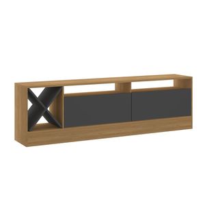 Rack Denver Carvalho/Cinza 671.111 Soluzione