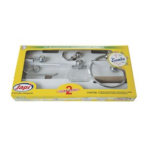 Kit Acessórios para Banheiro 5 peças Samba JKSC Japi
