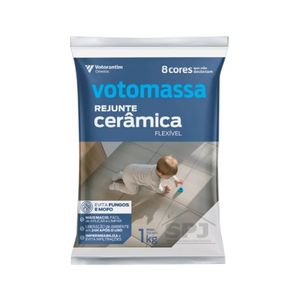 Rejunte Cerâmica Flexível Branco 1kg Votorantim