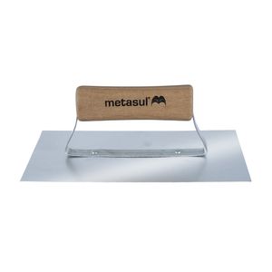 Desempenadeira Lisa Aço 12 x 24 cm Metasul