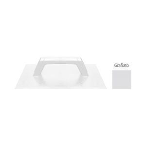 Desempenadeira Grafiato Branco 14 x 27 cm Branco Metasul