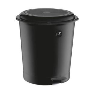 Lixeira Plus 12L Preto UZ515 UZ Utilidades