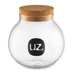 Porta Mantimentos Baleiro Vidro Transparente 500ml UZ7008 UZ Utilidades