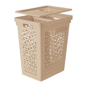 Cesto Multiuso 55L com Cesto Interno Cappuccino UZ373 UZ Utilidades