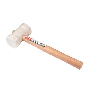 Martelo de Borracha Profissional Branco 60mm 32710 Max