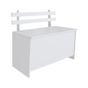 Caixa de Lenha Branco CL001 Completa Móveis
