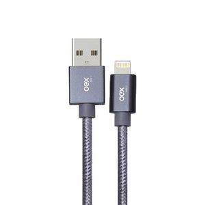 Cabo USB Lightning Cinza CE101 OEX