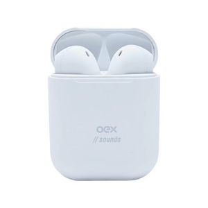Fone de ouvido Bluetooth Candy Freedom Branco TWS11 OEX