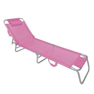 Espreguiçadeira Slim Alumínio Pink Zaka