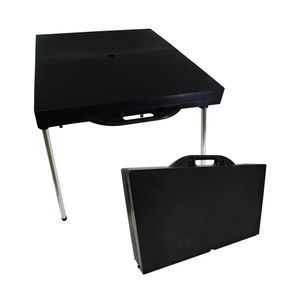 Mesa Maleta Alumínio Preta MMA734 Zaka
