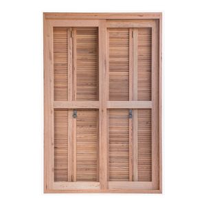 Porta Janela de Angelim Pantográfica 160 x 213 cm ANG 460 RondoSul