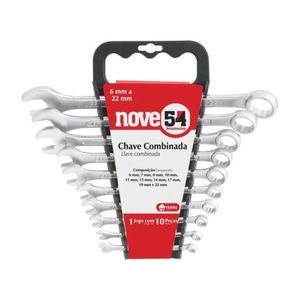 Jogo de Chave Combinada 10 peças 6-22mm Nove54
