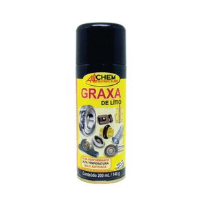 Graxa de Lítio Spray 200ml ALLCHEM