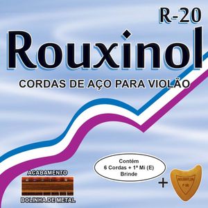 Cordas de Aço para Violão R-20 Bolinha Rouxinol