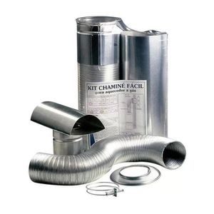 Kit Chaminé Fácil para Aquecedor a Gás 137/370mm LZ2000 WDB