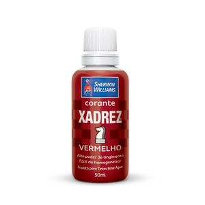 Corante Líquido Xadrez 50ml Vermelho Sherwin Williams