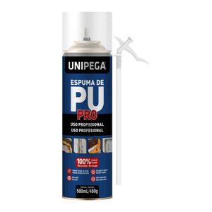 Espuma Expansiva Profissional 500ml/480g Amarelo Unipega