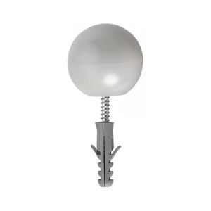 Batedor de Porta com Parafuso e Bucha S8 Branco Fischer Brasil