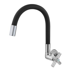 Torneira Cozinha Parede Bica Alta 1/4 Preto 297587 C31 Marchezan