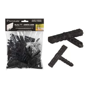 Kit Bucha T para Fixação de Rodapé 30 peças 26039 Santa Luzia