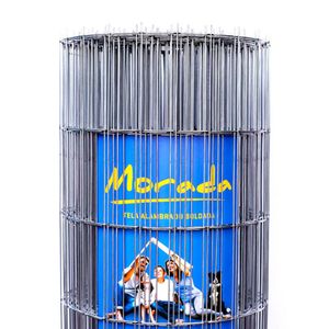 Tela Soldada Galvanizada Morada 5x15cm 1,50m Fio 2,30mm Rolo 25m Insul