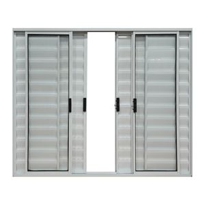 Janela de Alumínio Veneziana 6 Folhas 120 x 100 cm VZ114 Esal