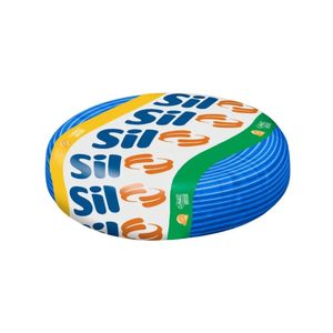 Cabo FlexSil 750V 1x1,5mm Rolo 15m Azul Sil
