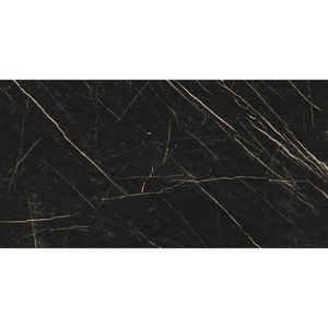 Piso Cerâmico Polido D'or Noir Gran 56 x 113 cm Cedasa