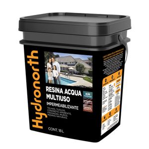 Resina Acqua Multiuso Balde 18L Incolor Hydronorth