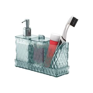 Kit Banho Glamour 3 peças Verde 14792 Plasútil