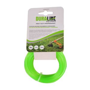 Fio de Nylon para Aparador 1,8mm Duraline Redondo Verde HD18015R Nordtech