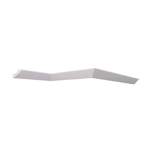 Rodaforro de Poliestireno Modern L30 2m Branco Homestar
