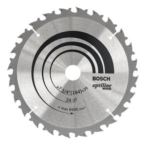 Lâmina para Serra Circular Optiline Wood 184mm 2608640852 Bosch