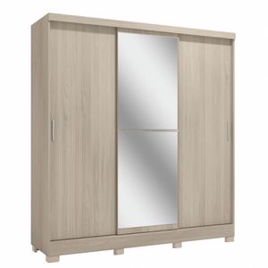 Guarda roupa 3 portas Amêndoa CB882 Kappesberg