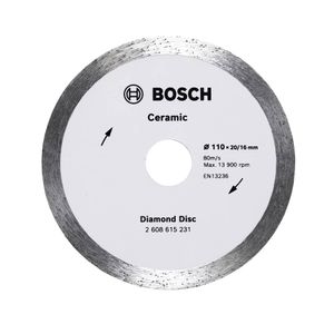 Disco Diamantado para Cerâmica Contínuo 110mm 2608615231 Bosch