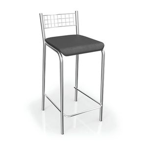 Banqueta Alta Zurique Preto 1B605CR Kappesberg