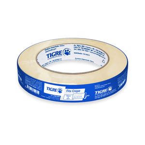 Fita Crepe 18mm x 50m Branca 2181-018 62181018 Tigre