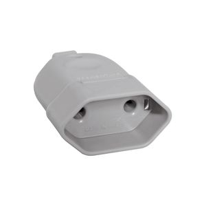 Plug Fêmea 2P 10A Cinza 57401/052 Tramontina