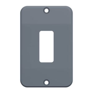 Placa 1 Posto Vertical 3/4" Condulete Top Cinza 36005505 Tigre