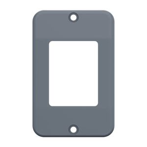 Placa 3 Postos Horizontal 3/4" Condulete Top Cinza 36005491 Tigre