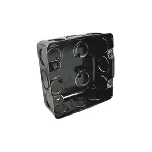 Caixa de Luz de Latão 4x4 Preto Brasmax