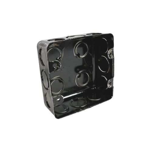 Caixa de Luz de Latão 4x4 Preto Brasmax
