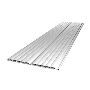 Forro de PVC Frisado Geminado 7mm 20 cm x 6 m Branco Vitesse